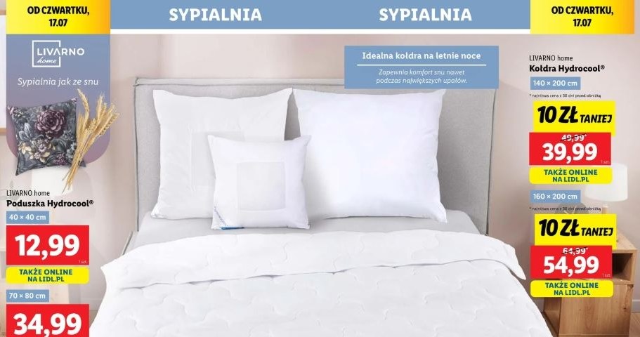Lidl oferuje promocję na kołdry! /Lidl /INTERIA.PL