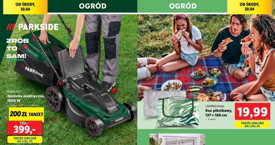 Lidl oferuje promocję na kosiarkę Parkside! /Lidl /INTERIA.PL