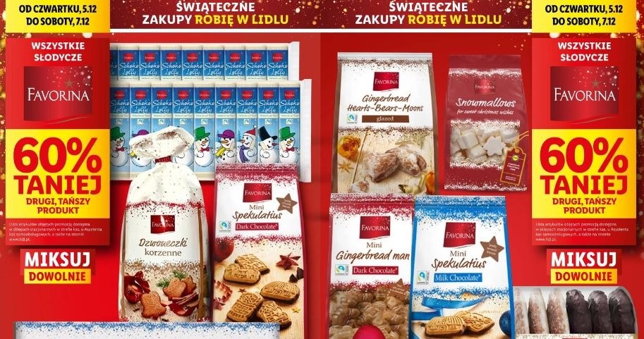 Lidl oferuje promocje na mikołajkowe słodycze! /Lidl /INTERIA.PL