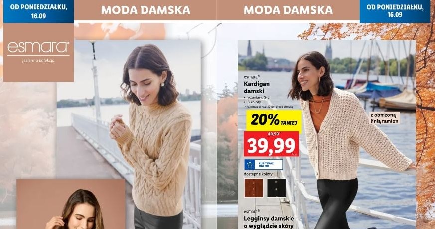 Lidl oferuje promocje na modną odzież na jesień! /Lidl /INTERIA.PL