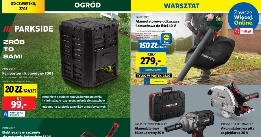 Lidl oferuje promocje na narzędzia Parkside! /Lidl /INTERIA.PL