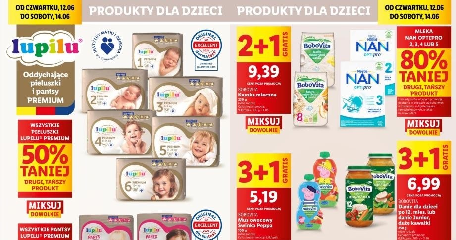 Lidl oferuje promocje na produkty dla dzieci! /Lidl /INTERIA.PL