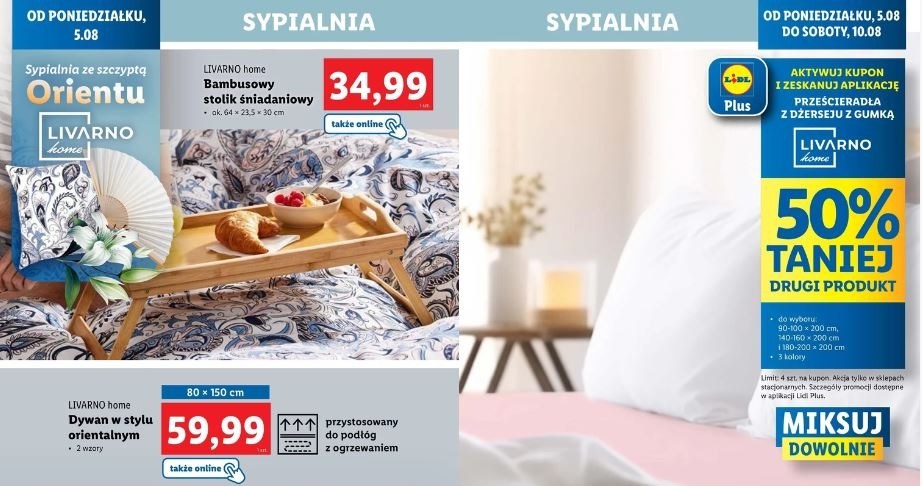 Lidl oferuje promocję na prześcieradła! /Lidl /INTERIA.PL