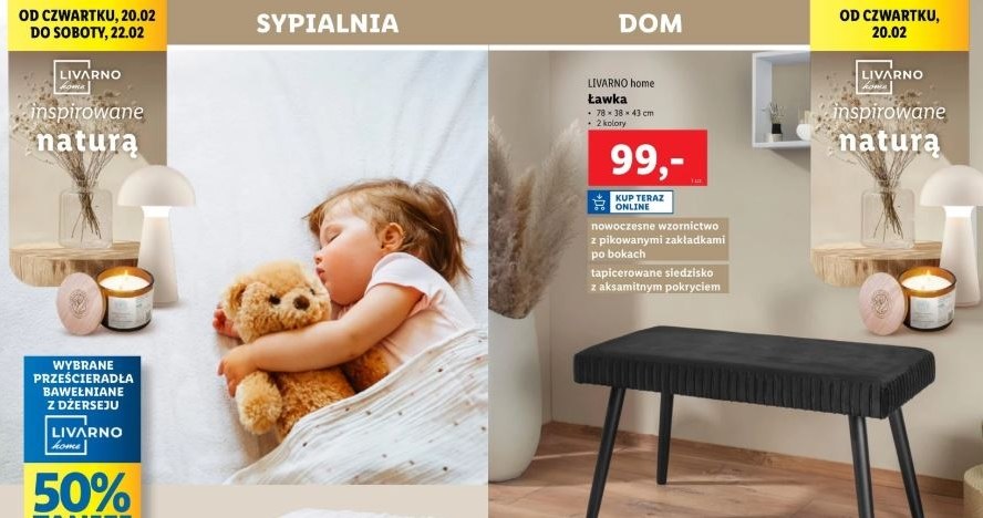 Lidl oferuje promocję na prześcieradła! /Lidl /INTERIA.PL