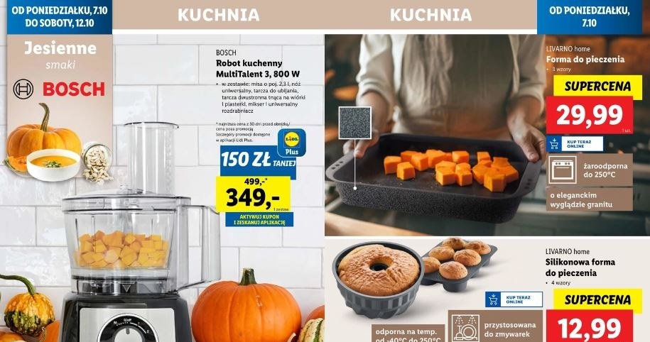 Lidl oferuje promocję na robota kuchennego Bosch! /Lidl /INTERIA.PL