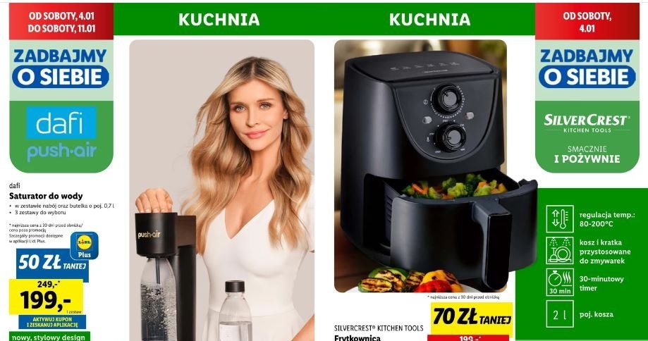 Lidl oferuje promocję na saturator Dafi Push-Air /Lidl /INTERIA.PL