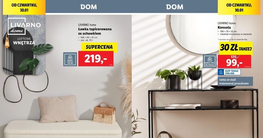 Lidl oferuje promocje na stylowe meble! /Lidl /INTERIA.PL