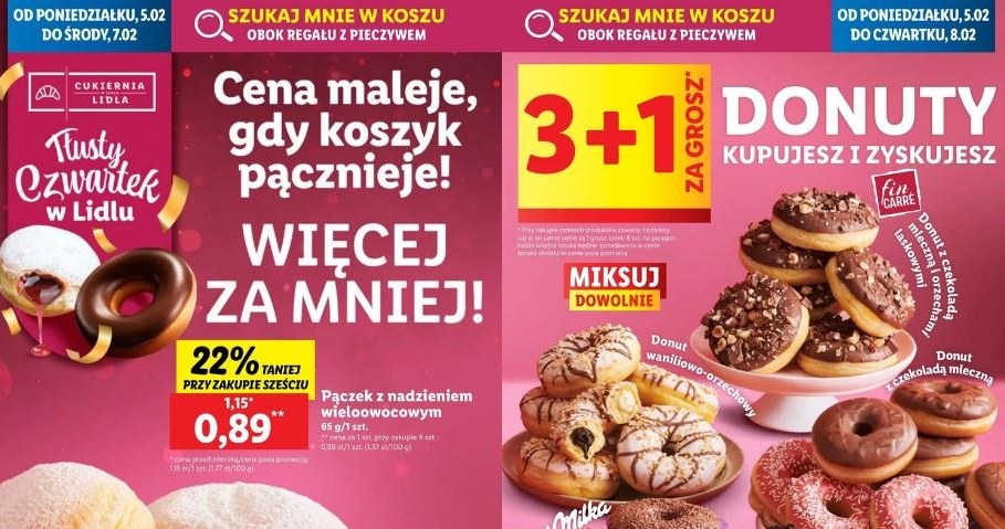 Lidl oferuje promocje na Tłusty Czwartek! /Lidl /INTERIA.PL