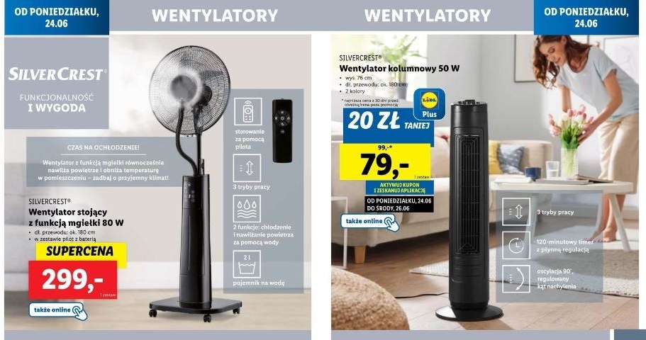 Lidl oferuje promocje na wentylatory! /Lidl /INTERIA.PL