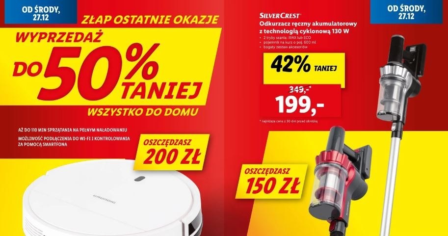 Lidl oferuje rabat na popularny odkurzacz! /Lidl /INTERIA.PL