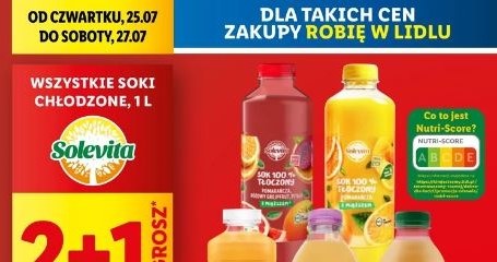 Lidl oferuje soki za 1 grosz! /Lidl /INTERIA.PL