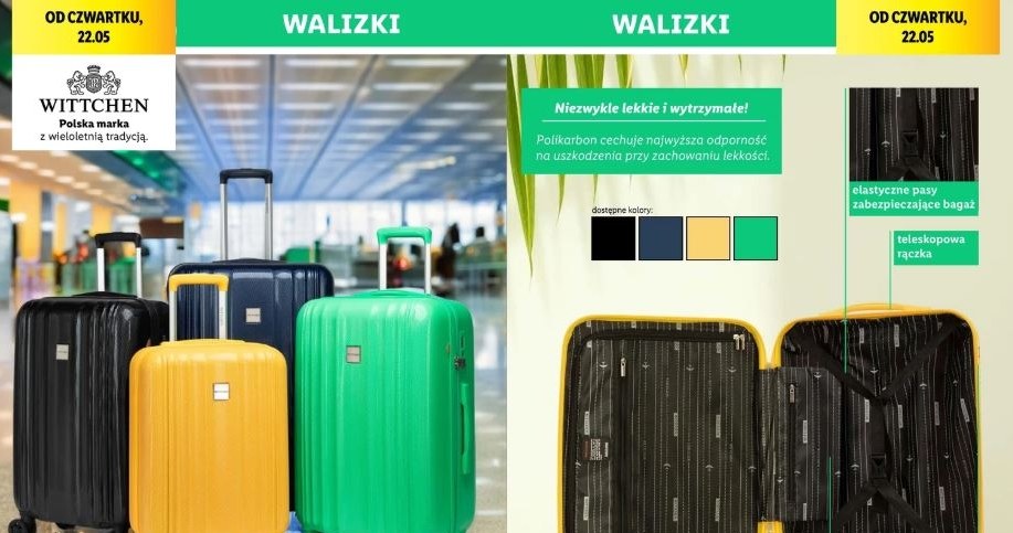Lidl oferuje walizki Wittchen! /Lidl /INTERIA.PL