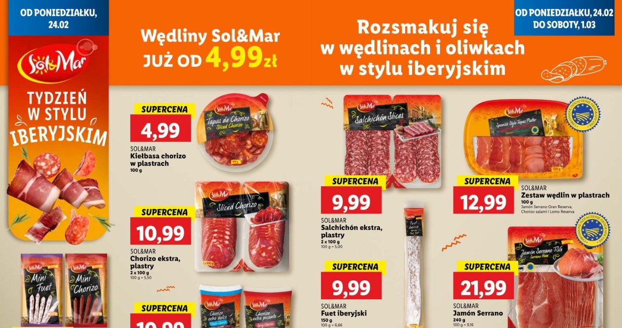 Lidl ogłasza tydzień pełen hiszpańskich smaków! Sprawdź, co znalazło się w ofercie! /Lidl /INTERIA.PL