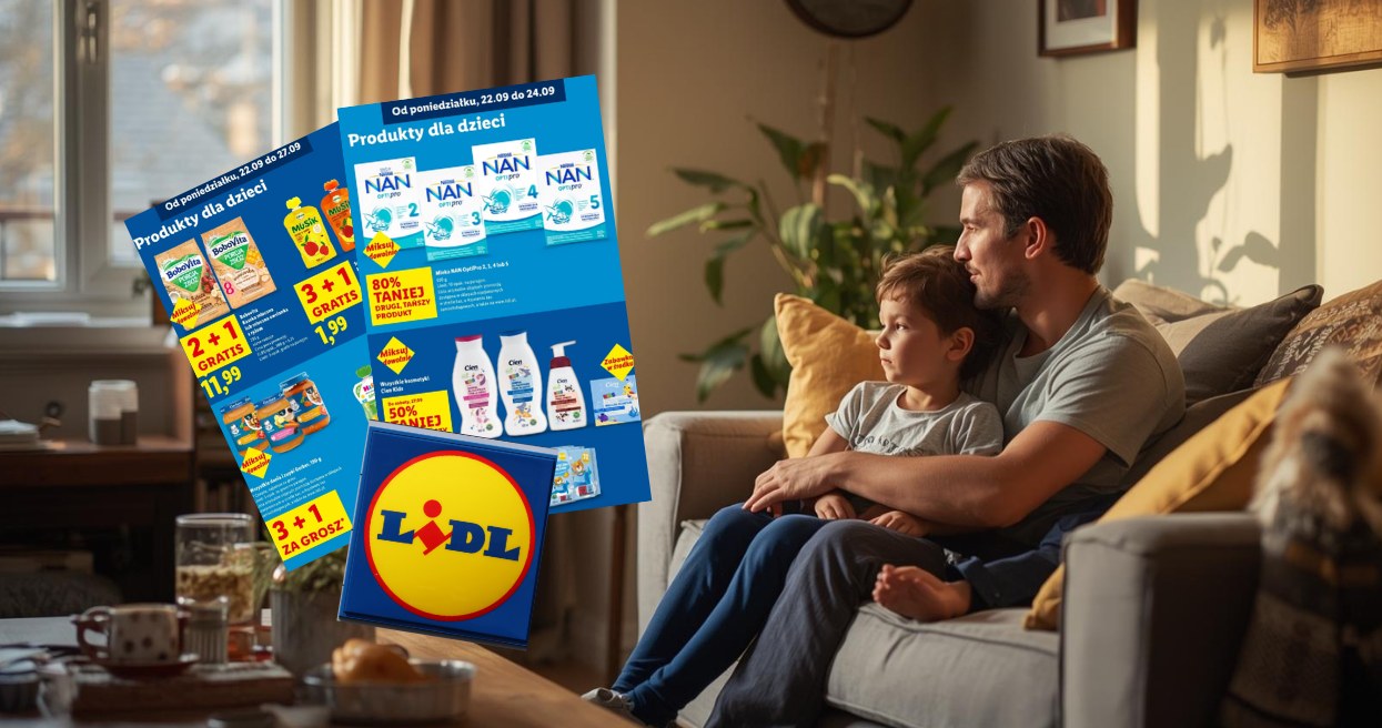 Lidl przecenia artykuły dziecięce aż o 80%. Sprawdź listę! /Canva Pro /INTERIA.PL