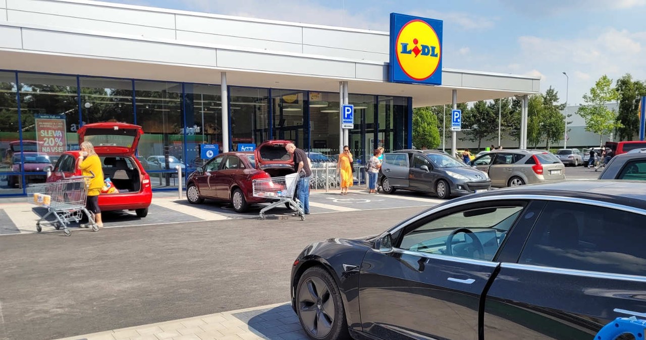 Lidl zapowiedział przyspieszenie prac nad przystosowaniem parkingów dla aut elektrycznych /123RF/PICSEL