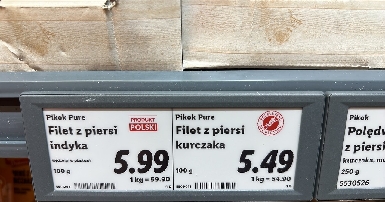 Lidl zmienił cenniki w całej Polsce. Dawne drukowane etykiety zastąpiły elektroniczne ekrany /materiały własne /