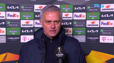 Liga Europy. Jose Mourinho: Po meczu poszedłem do szatni Dinama (POLSAT SPORT). Wideo