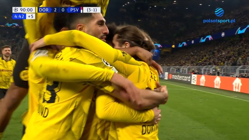 Liga Mistrzów. Borussia Dortmund – PSV. SKRÓT MECZU. WIDEO