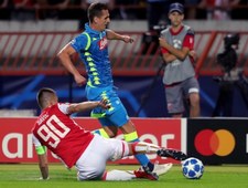 Liga Mistrzów. Crvena Zvezda - Napoli 0-0. Grali Zieliński i Milik