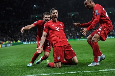 Liga Mistrzów: Dwa gole Lewandowskiego dla Bayernu Monachium
