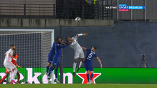 Liga Mistrzów. Real Madryt - Chelsea 1:1. Gol Karima Benzemy (POLSAT SPORT). Wideo
