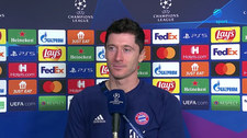 Liga Mistrzów. Robert Lewandowski po meczu z FC Barceloną (POLSAT SPORT). Wideo