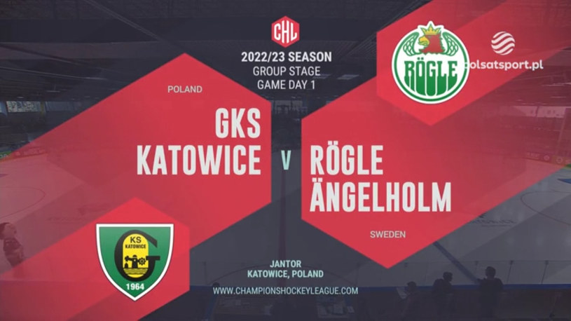 Liga Mistrzów w hokeju: GKS Katowice - Rogle BK 4:5 - SKRÓT. WIDEO 