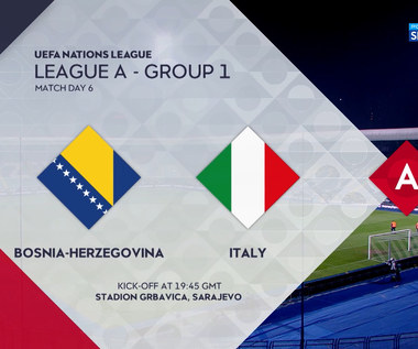 Liga Narodów. Bośnia i Hercegowina – Włochy 0-2. Skrót meczu (polsat sport)
