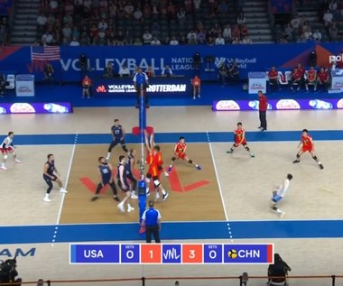 Liga Narodów siatkarzy: USA – Chiny 3:0. Skrót meczu. WIDEO