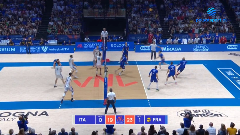 Liga Narodów siatkarzy: Włochy - Francja. Skrót meczu. WIDEO (Polsat Sport)