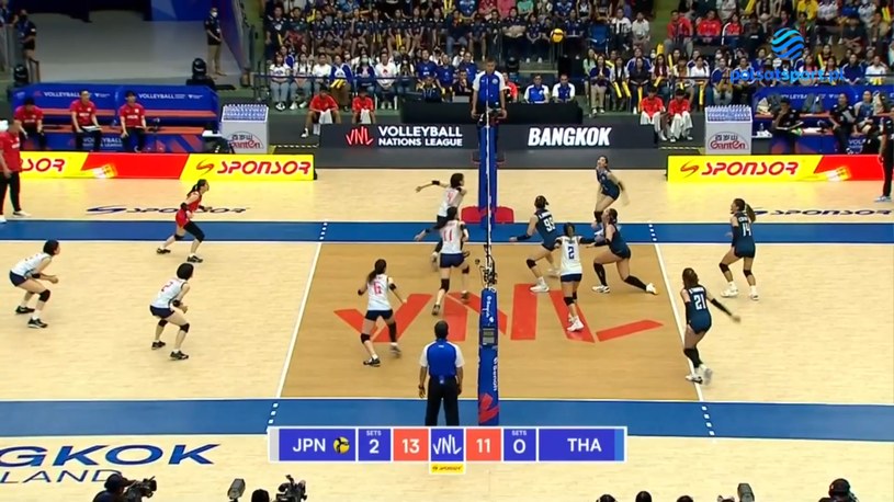 Liga Narodów: Tajlandia - Japonia. skrót meczu. WIDEO