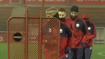 Lille trenuje przed finałowym meczem fazy ligowej UCL z Feyenoordem. WIDEO