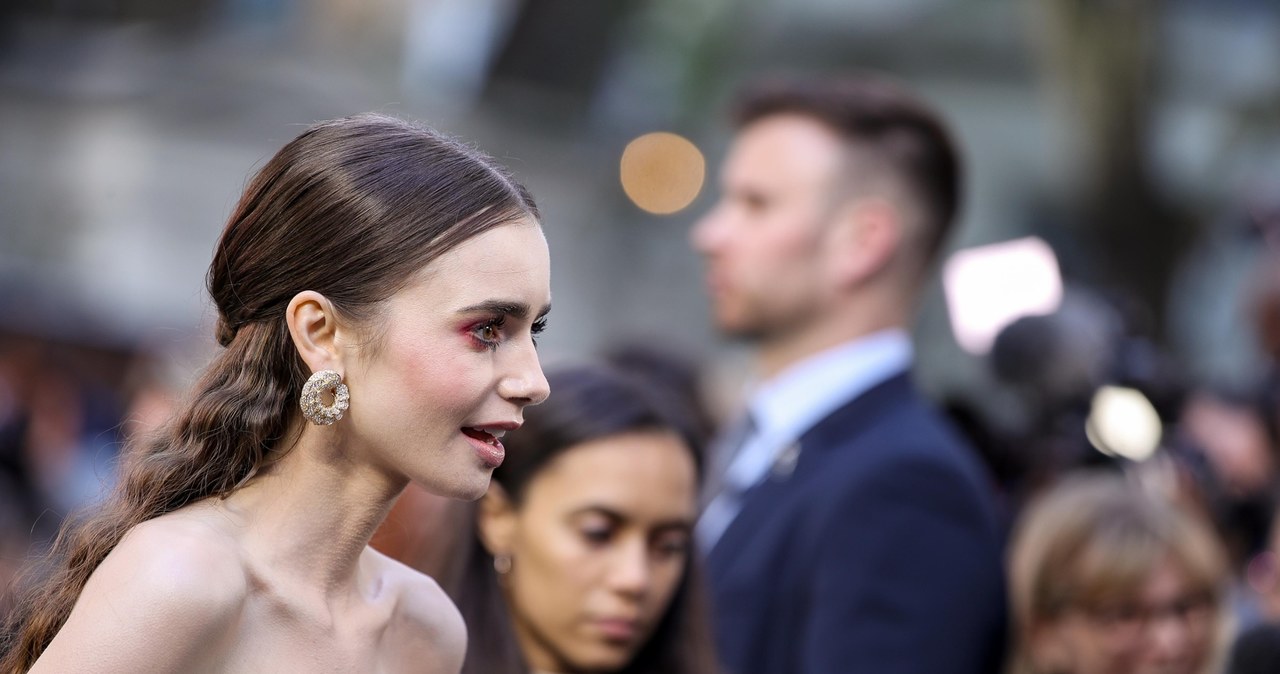 Lily Collins na premierze filmu "Tolkien" /Mike Marsland/WireImage /Getty Images