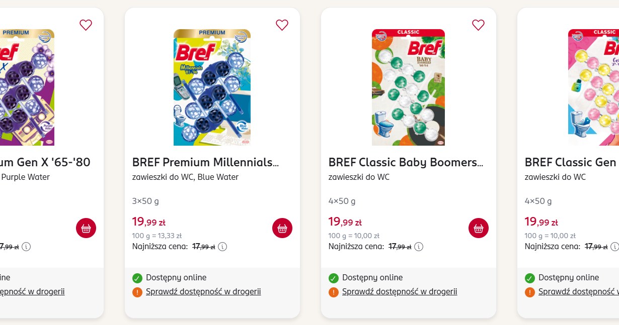Limitowaną edycja zawieszek Bref „Generations” w Rossmannie! /Rossmann /INTERIA.PL