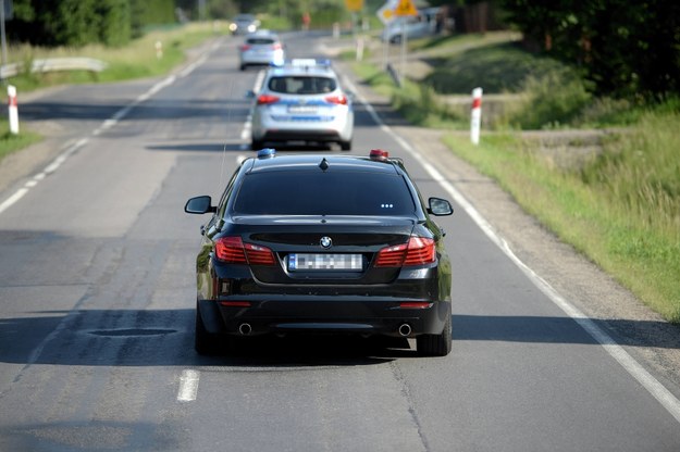 Wypadek SOP w Warszawie. BMW potrąciło rowerzystkę
