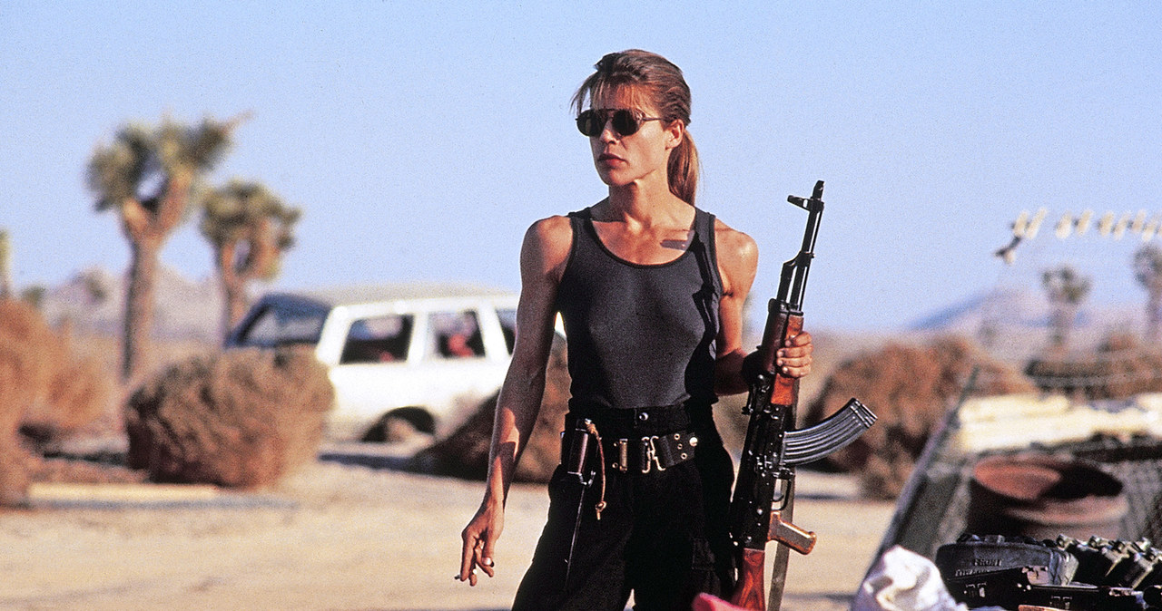 Linda Hamilton jako Sarah Connor /AKPA