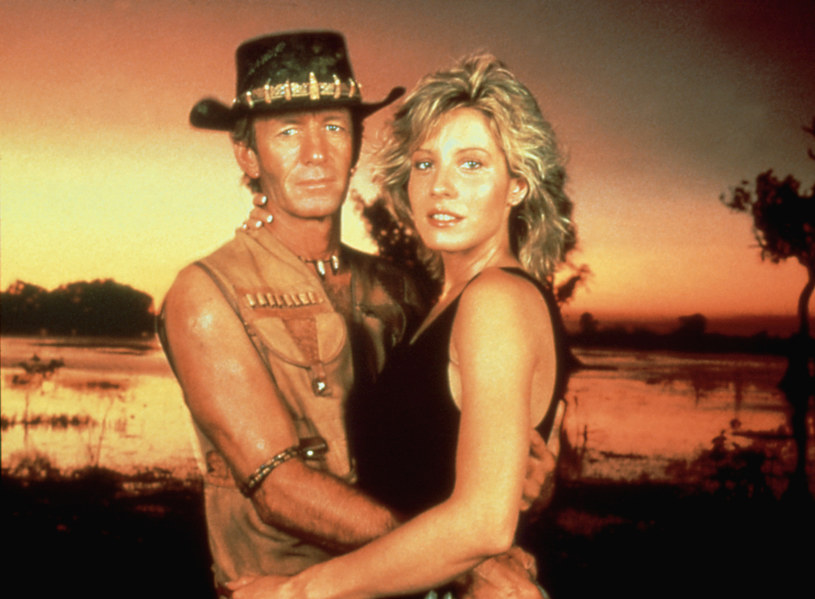 Linda Kozlowski i Paul Hogan, "Krokodyl Dundee" /AKPA