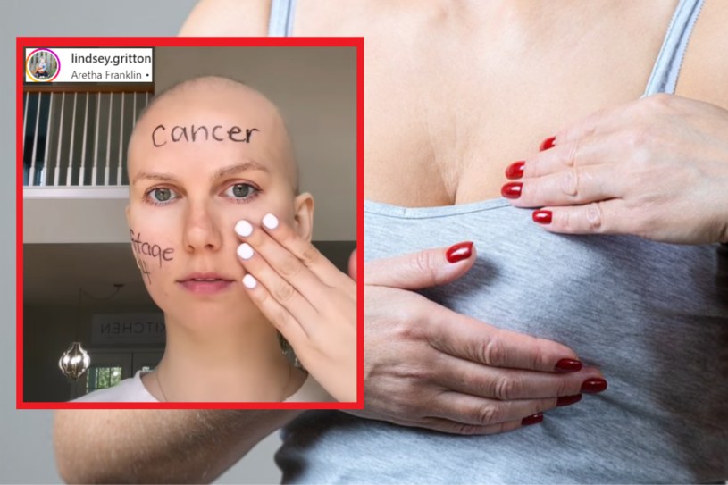 Lindsay tuż po urodzeniu dziecka, zdecydowała się na chemioterapię po tym, jak zdiagnozowano u niej nowotwór piersi w czwartym stadium /123RF/PICSEL