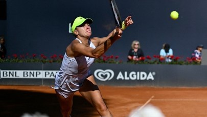 Linette walczyła z faworytką w Rzymie. Trochę zabrakło