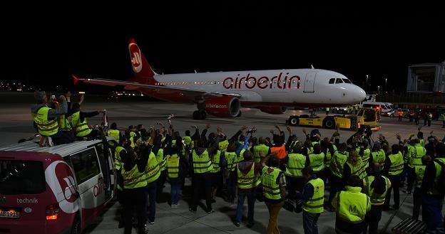 Linie lotnicze Air Berlin zakończyły działalność. Fot. CHRISTOF STACHE/CS /AFP