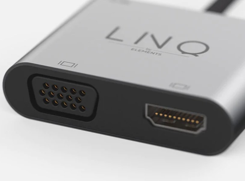 Linq by Elements hub 4w1 VGA/HDMI /materiały prasowe