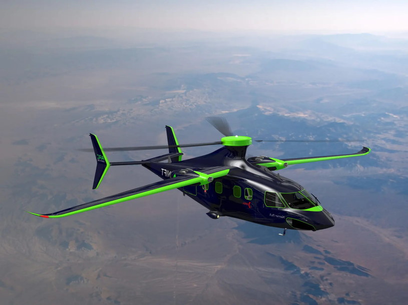 Linx P9 to zupełnie wyjątkowa hybryda samolotu, śmigłowca i wiatrakowca. Jego zasięg to ok. 1000 km /domena publiczna