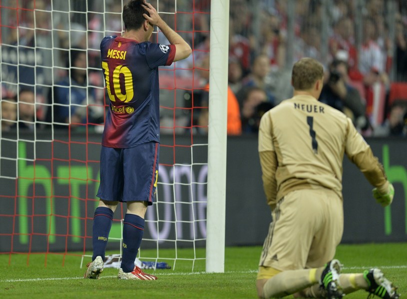 Lionel Messi nie mógł uwierzyć w to, co się stało /AFP