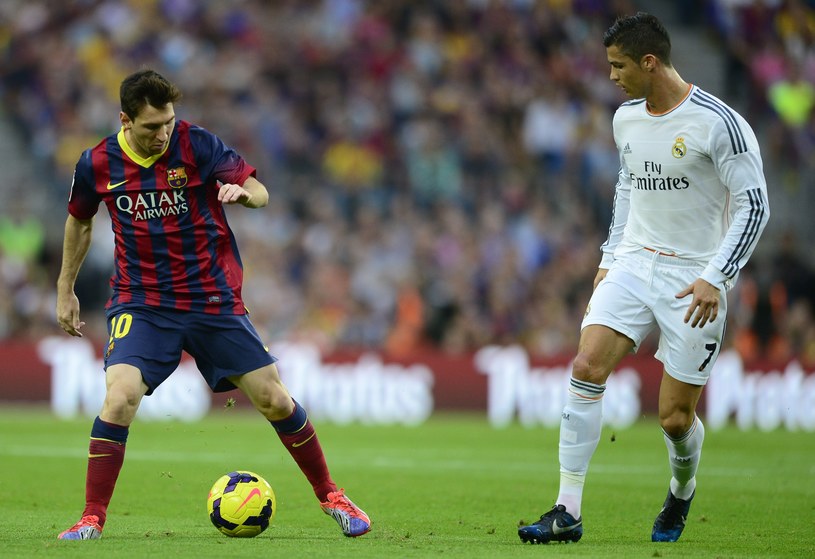 Lionel Messi (z lewej) i Cristiano Ronaldo /AFP