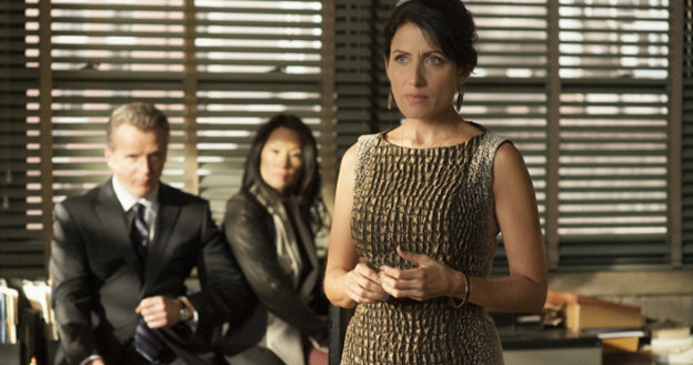 Lisa Edelstein jako Heather Vanowen w serialu "Elementary" /CBS /materiały prasowe