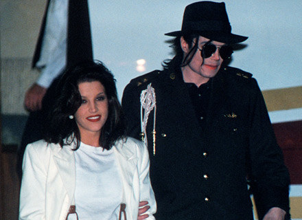 Lisa Marie Presley i Michael Jackson /arch. AFP