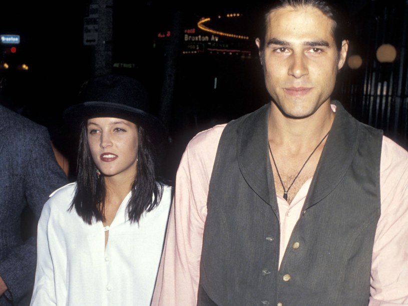 Lisa Marie Presley ze swoim pierwszym mężem, Dannym. 1991 rok / Ron Galella/Ron Galella Collection  /Getty Images