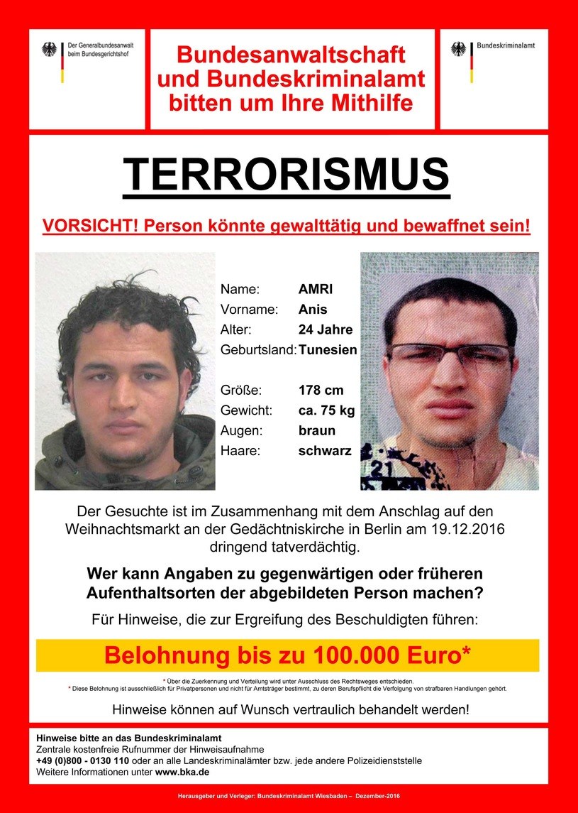 List gończy za Amrim /PAP/EPA