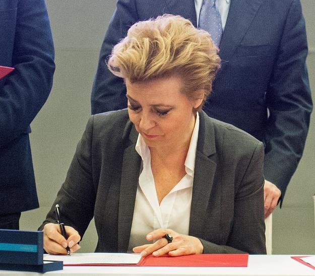List intencyjny podpisała m.in. prezydent Łodzi Hanna Zdanowska /PAP