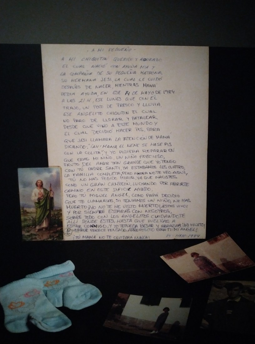 List, który Cristina napisała do synka, którego od 40 lat poszukuje /Katarzyna Kobylarczyk /materiały prasowe